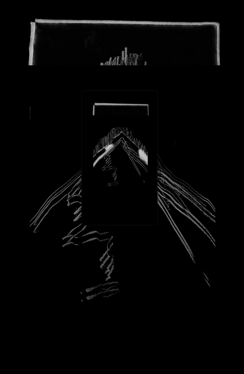 Studio work in progress, screenshot sketch composite