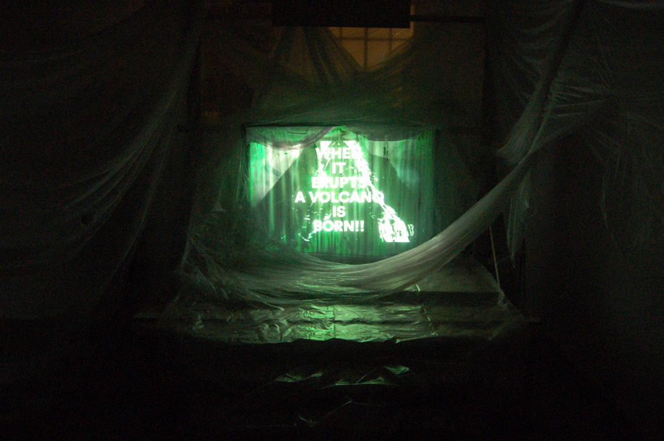 Installation view of Awful Things, 2014