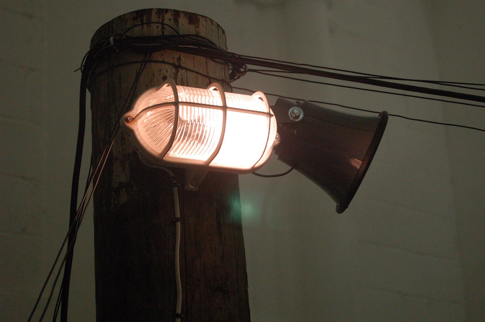Installation view of Closed Loop, 2012