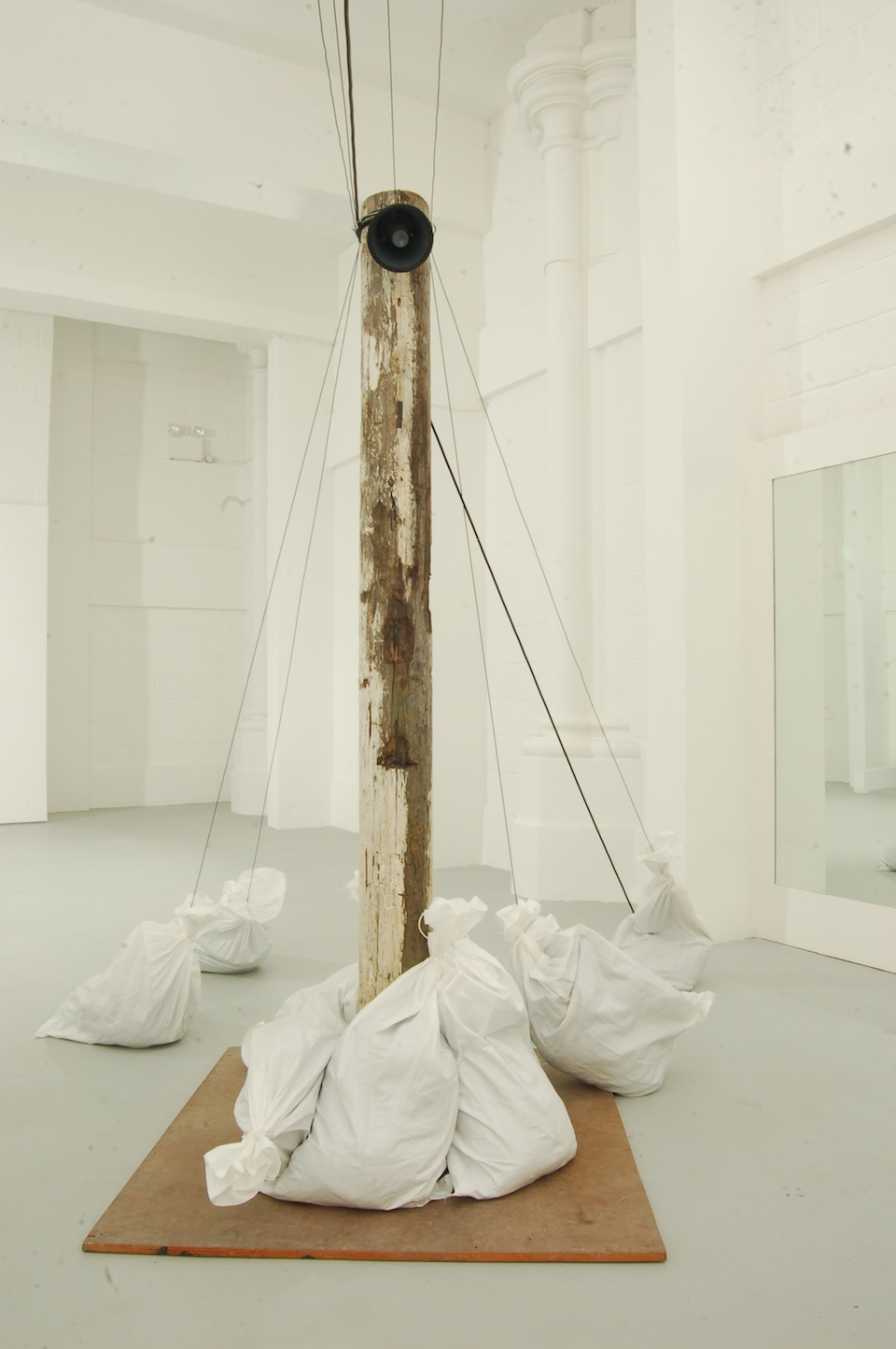 Installation view of Closed Loop, 2012