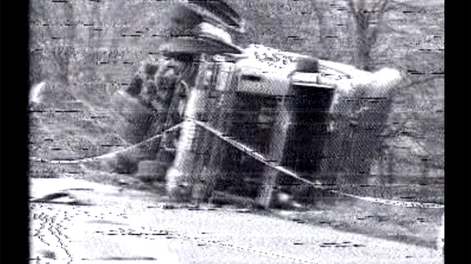 Still from Pulsing Carapace / Commendatore, 2012